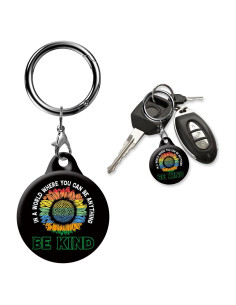 Estuche protector para AirTag AKPZV con llavero - Anti-rayones