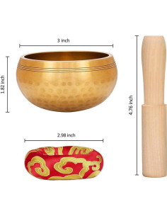 Juego de Cuencos Cantores Tibetanos YouMedi - Meditación y Relajación 2