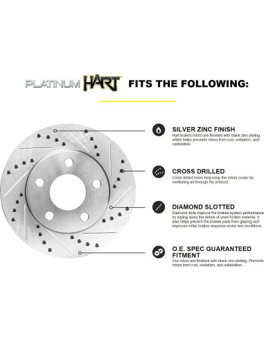 Kit de Frenos Delanteros Hart Brakes PHCF.44024.02 para Toyota