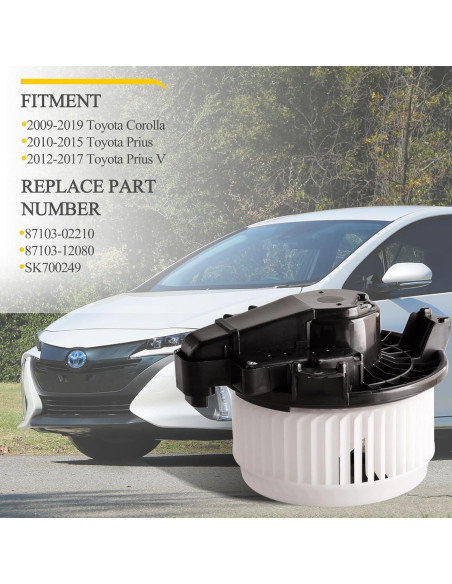 Motor de Soplador de AC Predep para Toyota Corolla y Prius
