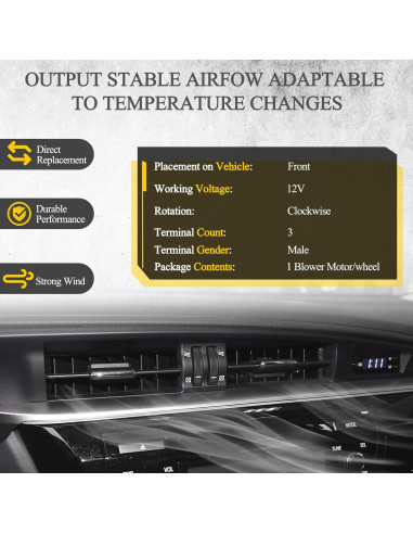 Motor de Soplador de AC Predep para Toyota Corolla y Prius