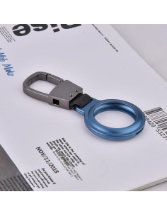 Funda Worryfree Gadgets para Apple Airtag - Antideslizante Azul 2