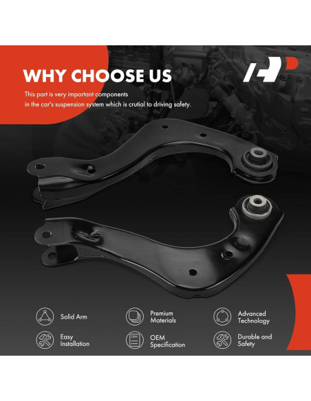 Brazo de Control Superior Trasero A-Premium para Toyota y Lexus