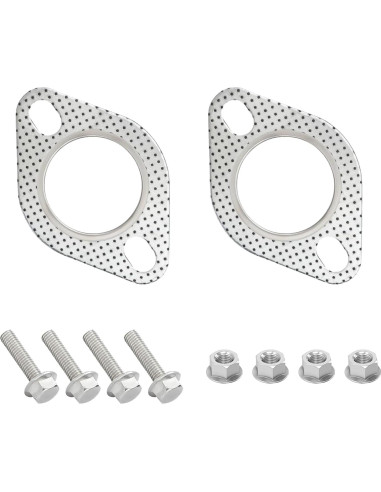 Junta de Escape Tioollev 5.08cm Kit de Reparación con Tornillos