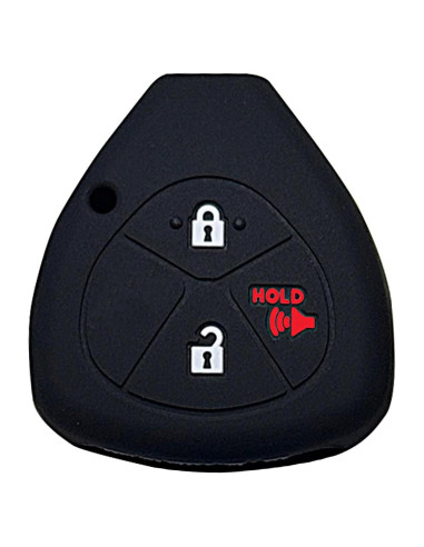Cubierta de llavero Toyota RAV4 Avensis 3 botones Silicona