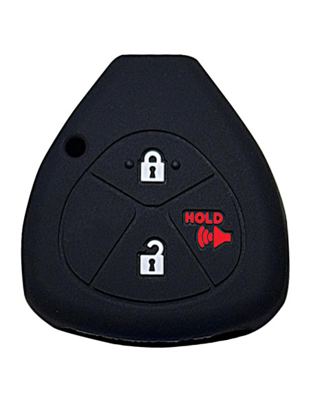 Cubierta de llavero Toyota RAV4 Avensis 3 botones Silicona