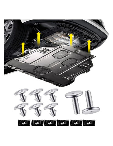 Kit de Hardware para Escudo de Salpicaduras de Motor 14 Piezas - Meorain