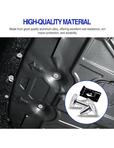 Kit de Hardware para Escudo de Salpicaduras de Motor 14 Piezas - Meorain