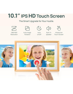 Marco de Fotos Digital ARZOPA D10 Oro 10.1" WiFi HD Táctil 2