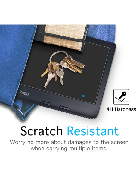 MoKo 3-Pack Protector de Pantalla Mate para Kobo Libra 7"