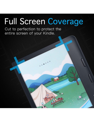 MoKo 3-Pack Protector de Pantalla Mate para Kobo Libra 7"