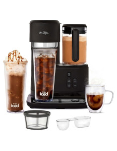 Cafetera 3-en-1 Mr. Coffee con Licuadora y Filtro Reutilizable