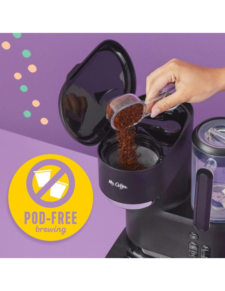 Cafetera 3-en-1 Mr. Coffee con Licuadora y Filtro Reutilizable Cafetera 3-en-1 Mr. Coffee con Licuadora y Filtro Reutilizable