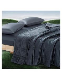 Manta con Peso King 9kg OMYSTYLE Doble Cara Terciopelo Tencel