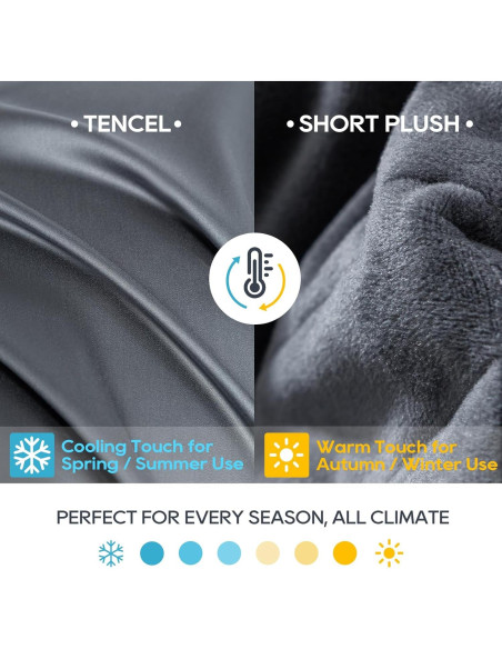 Manta con Peso King 9kg OMYSTYLE Doble Cara Terciopelo Tencel