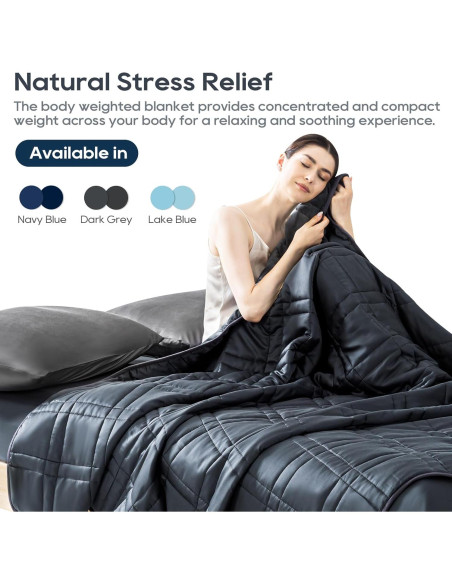 Manta con Peso King 9kg OMYSTYLE Doble Cara Terciopelo Tencel