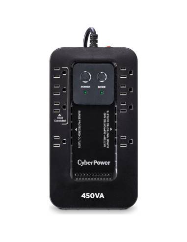 UPS CyberPower EC450G 450VA/260W, 8 Salidas, Modo ECO