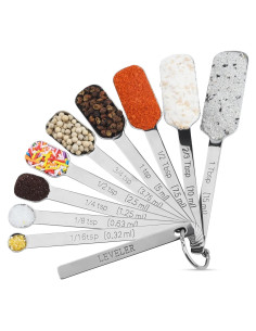 Juego de Cucharas Medidoras Kalsreui Acero Inoxidable 10 Piezas