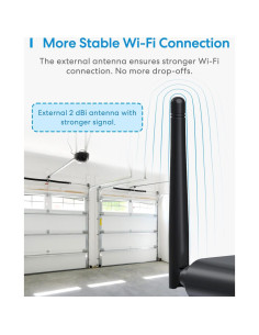 Controlador de Puerta de Garaje Inteligente Meross MSG200, Hasta 3 Puertas, Compatible con HomeKit, Alexa y Google 2