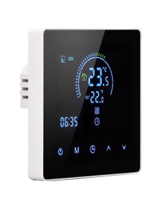 Termostato Inteligente Fafeicy LCD Programable 5-60C Blanco