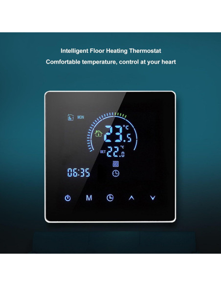 Termostato Inteligente Fafeicy LCD Programable 5-60C Blanco