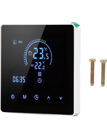 Termostato Inteligente Fafeicy LCD Programable 5-60C Blanco