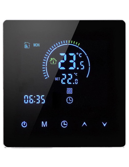 Termostato Inteligente Fafeicy LCD Programable 5-60C Blanco