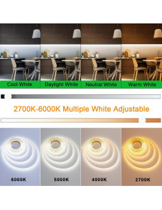 Tira LED COB CCT JOYLIT 5m 640 LEDs 90W Regulable 2700K-6000K 2