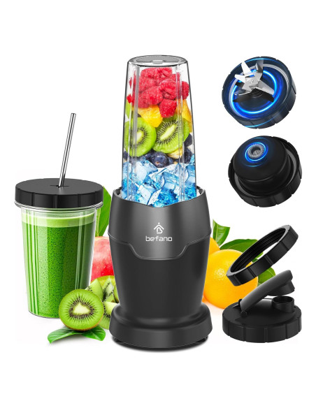 Licuadora Personal Befano BM900 1200W para Smoothies y Cócteles