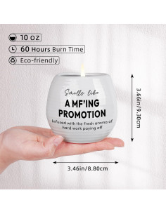 Vela Aromática de Cera de Soja Silkwishes 10Oz - Regalo Promoción Laboral 2