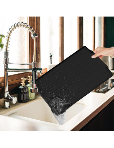 Estante Secador de Platos Buruis Acero Inoxidable 44.5x31.8cm