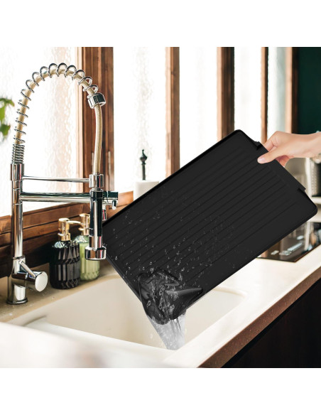 Estante Secador de Platos Buruis Acero Inoxidable 44.5x31.8cm