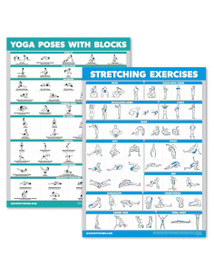 Paquete de 2 Bloques de Yoga Palace Learning + Póster Laminado