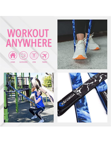 Banda de Resistencia Larga Kinetic Bands - Tela Antideslizante