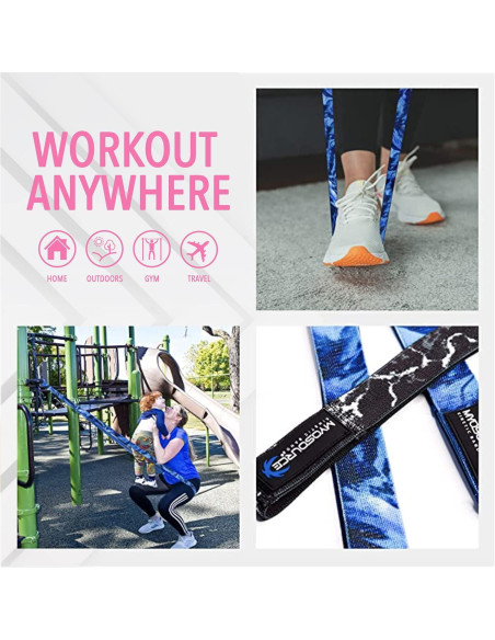 Banda de Resistencia Larga Kinetic Bands - Tela Antideslizante