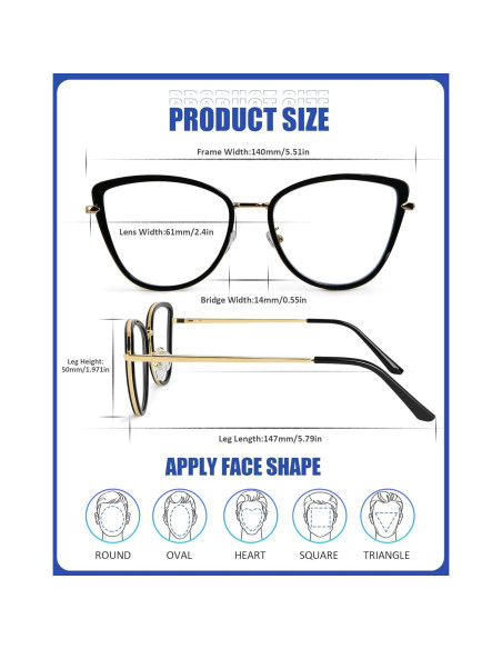 Gafas de Luz Azul ROWCHIC para Mujeres - Estilo Moderno y Protección UV400 Gafas de Luz Azul ROWCHIC para Mujeres - Estilo Moderno y Protección UV400