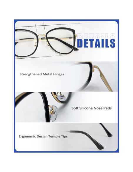 Gafas de Luz Azul ROWCHIC para Mujeres - Estilo Moderno y Protección UV400 Gafas de Luz Azul ROWCHIC para Mujeres - Estilo Moderno y Protección UV400