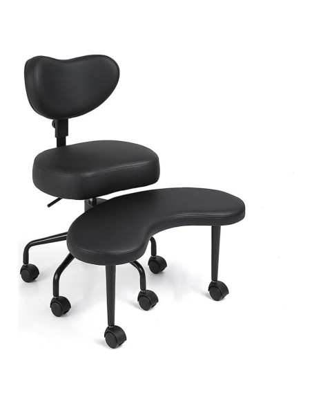 Silla de Meditación Pipersong con Respaldo Ajustable Negro