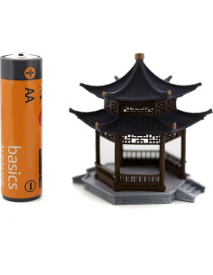 Mini Pagoda China KARESANSUI - Decoración Zen para Acuarios y Jardines 2