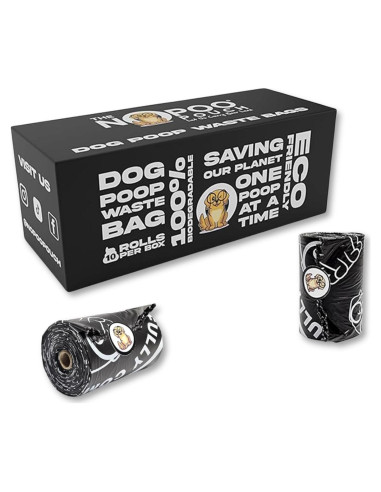 Bolsas biodegradables para excremento de perro EL NOPOO POUCH - 200 unidades