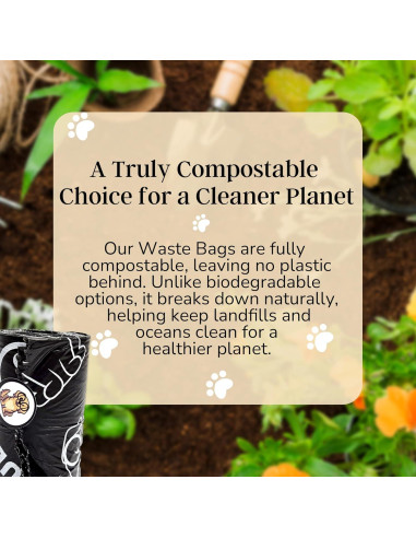 Bolsas biodegradables para excremento de perro EL NOPOO POUCH - 200 unidades