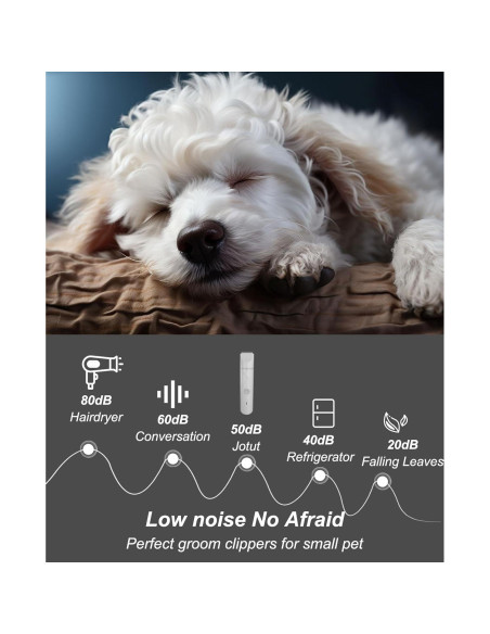 Recortadora Eléctrica Inalámbrica JOTUT para Perros Pequeños 4 en 1