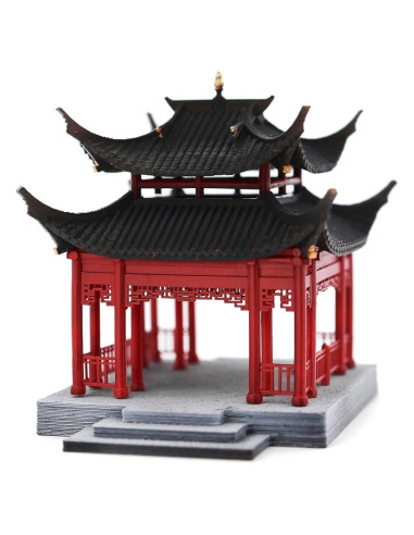 Pabellón Chino Tradicional KARESANSUI - Decoración Zen 6.35cm