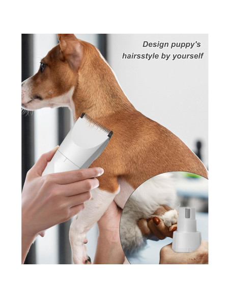 Recortadora Eléctrica Inalámbrica JOTUT para Perros Pequeños 4 en 1