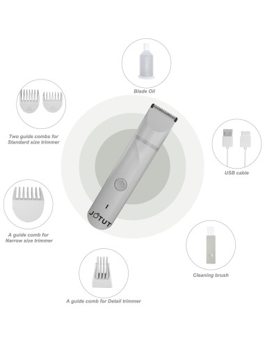 Recortadora Eléctrica Inalámbrica JOTUT para Perros Pequeños 4 en 1