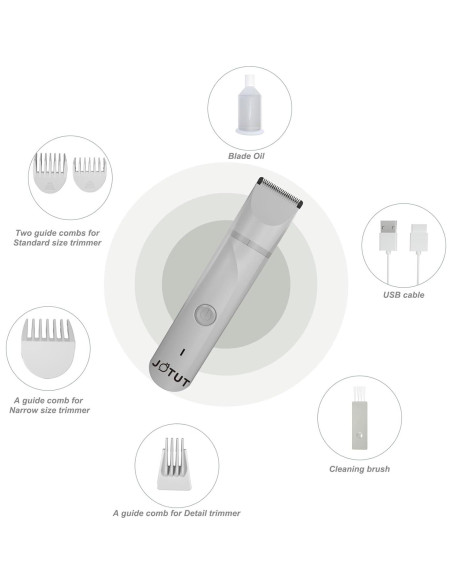 Recortadora Eléctrica Inalámbrica JOTUT para Perros Pequeños 4 en 1