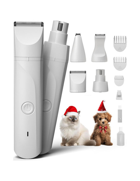 Recortadora Eléctrica Inalámbrica JOTUT para Perros Pequeños 4 en 1