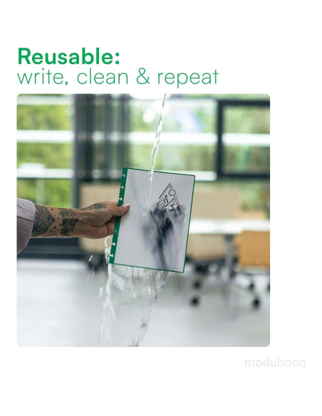 Cuaderno inteligente reutilizable A5 MODUBOOQ con 4 bolígrafos