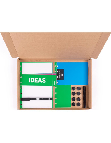 Cuaderno inteligente reutilizable A5 MODUBOOQ con 4 bolígrafos