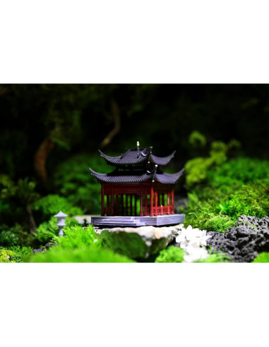 Pabellón Chino Tradicional KARESANSUI - Decoración Zen 6.35cm